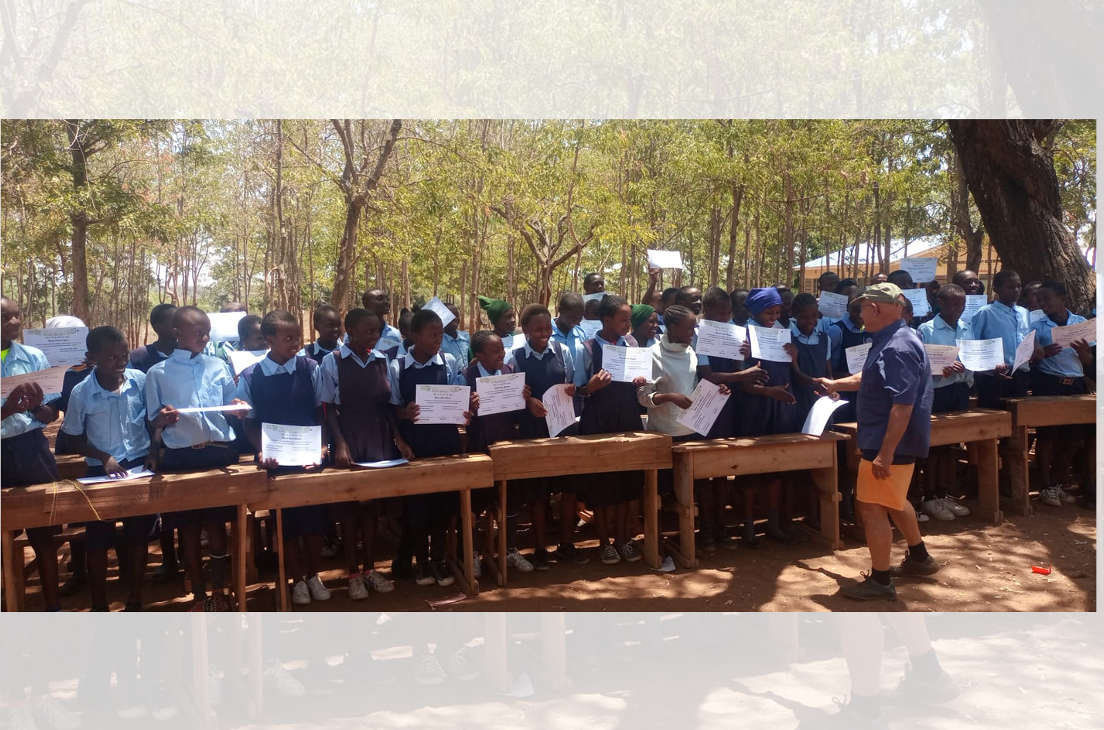 7th ICT graduation for candidates at S.A Gategi primary school.
