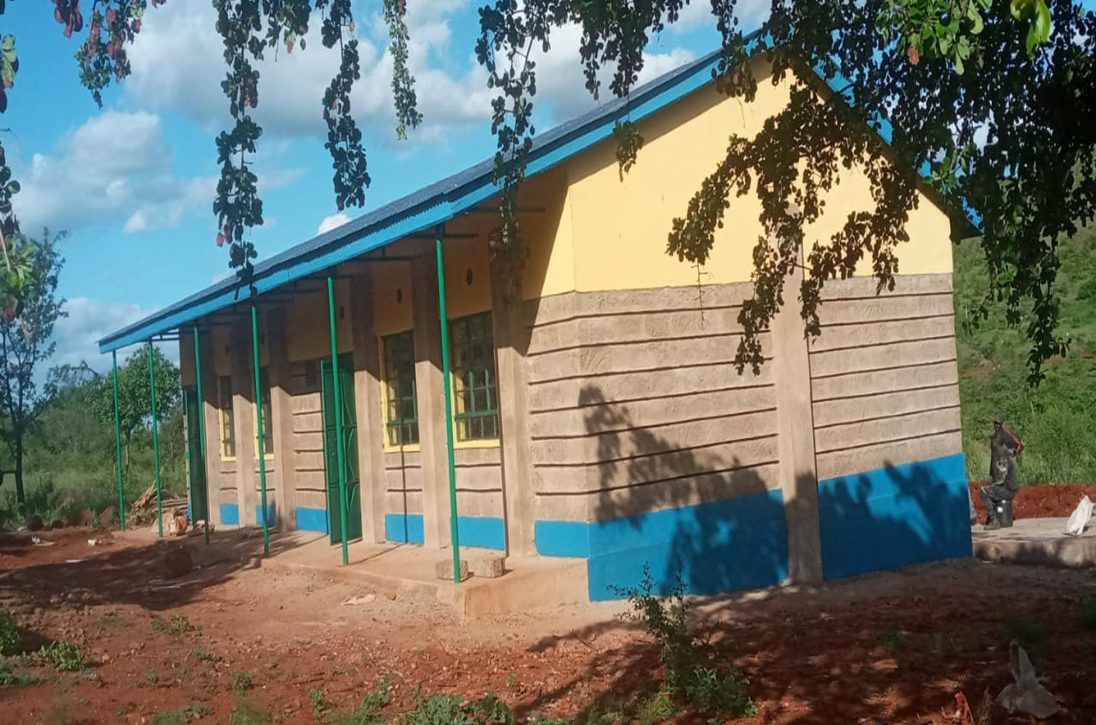 A complete block of 2 classrooms at Mwanyani Day mixed secondary school....