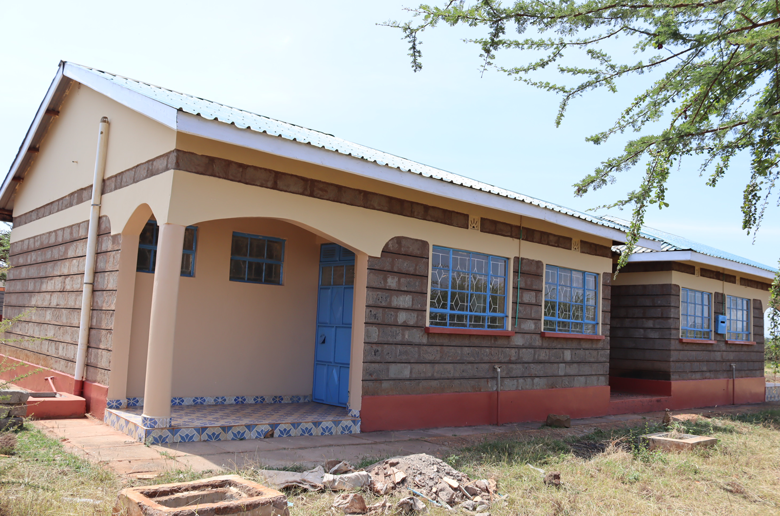 Renovated staff quarters at Mulukusi Dispensary